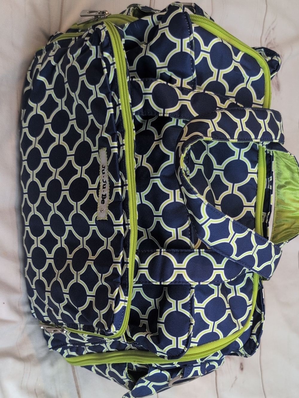 Ju-Ju-Be Be Prepared Large Diaper Bag + Changing Pad and Shoulder Strap